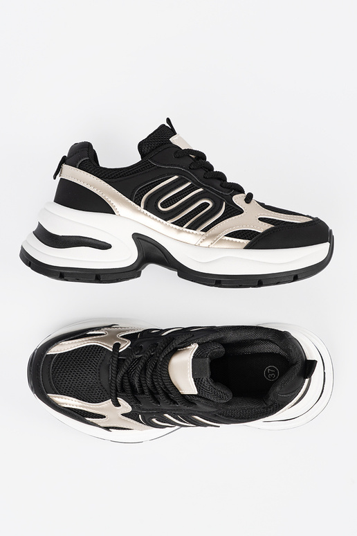 Tênis femininos pretos estilo...