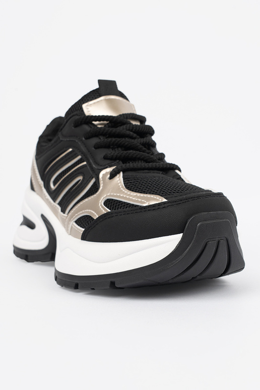 Tênis femininos pretos estilo...