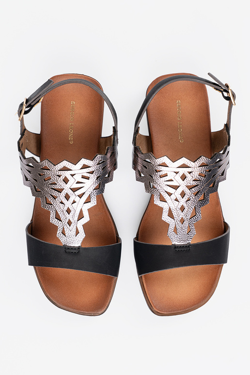 Sandálias marrons rasteiras, Sergio...