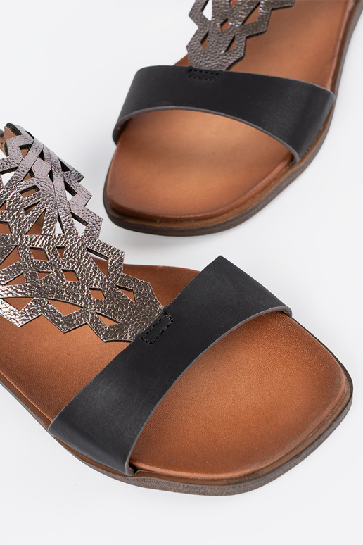 Sandálias marrons rasteiras, Sergio...