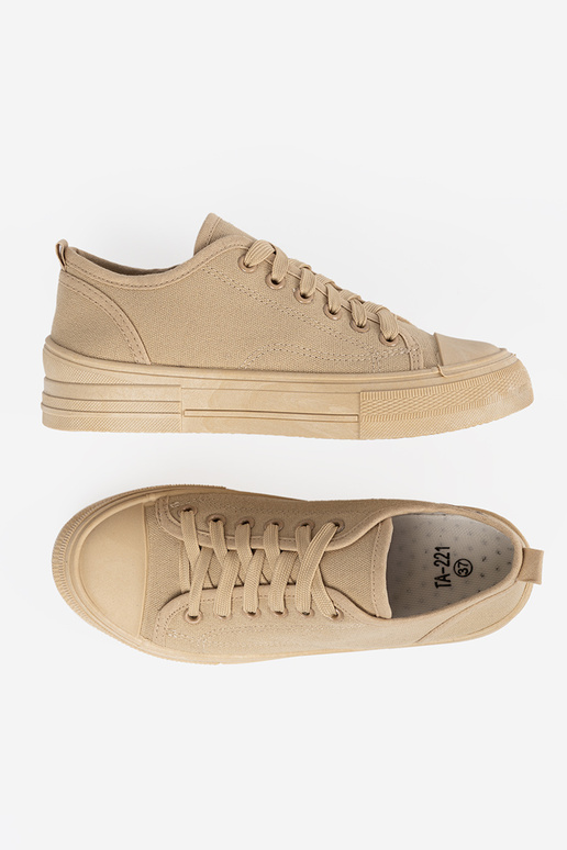 Botas femininas baixinhas na cor areia Botas femininas baixinhas na cor areia