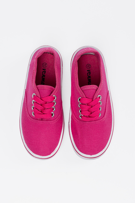 Botas infantis rosa com sola branca Botas infantis rosa com sola branca