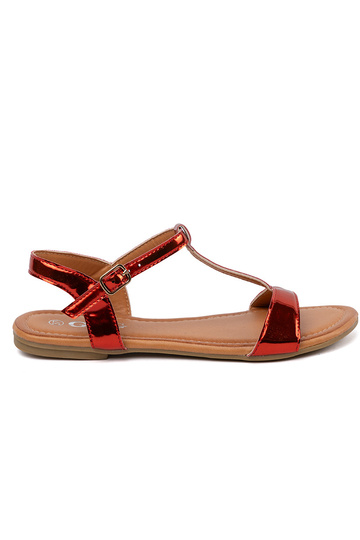 Sandálias vermelhas para...