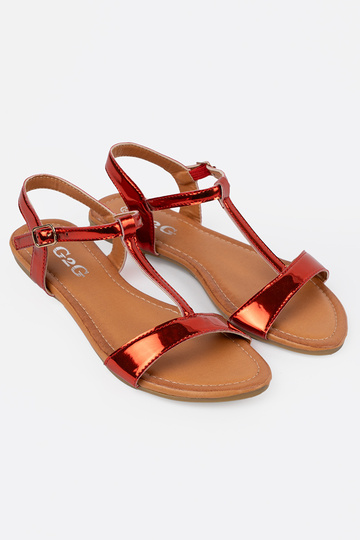 Sandálias vermelhas para... 2