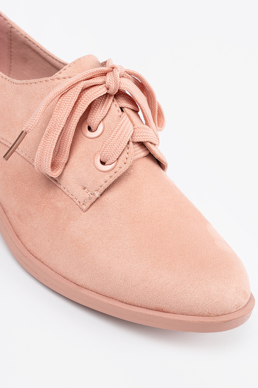 Sapatos de meia altura rosa claro