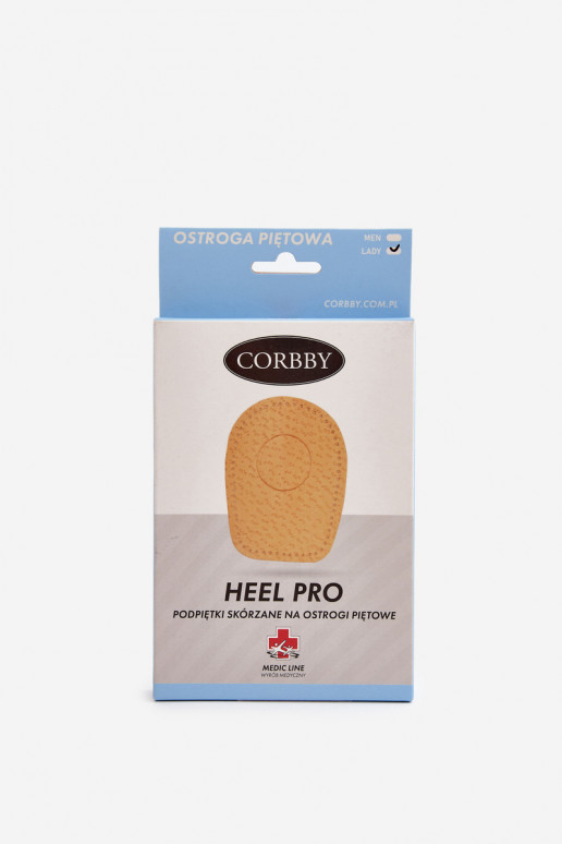 CORBBY HEEL PRO Calcanhares de couro