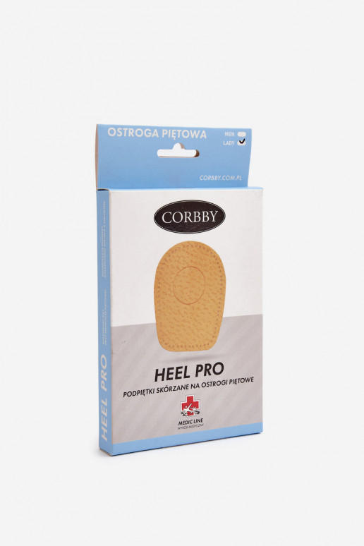 CORBBY HEEL PRO Calcanhares de couro