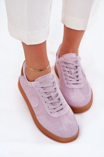 de camurça À modalo de tênis Feminino Big Star RR274850 HI-POLY SYSTEM Cor violeta