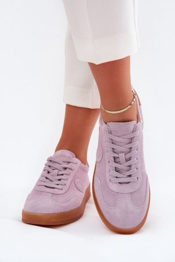 de camurça À modalo de tênis Feminino Big Star RR274850 HI-POLY SYSTEM Cor violeta 2