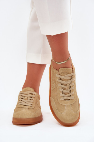 Tênis femininos de camurça Big Star RR274851 HI-POLY SYSTEM na cor preta 2