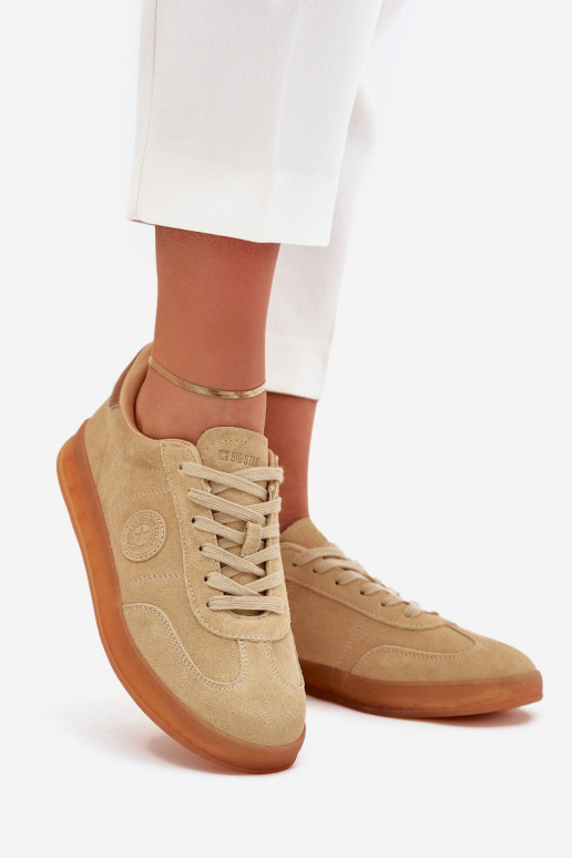 de camurça À modalo de tênis Feminino Big Star RR274849 HI-POLY SYSTEM bege