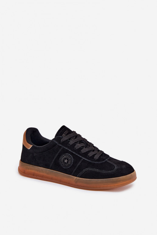 de camurça À modalo de tênis Feminino Big Star RR274851 HI-POLY SYSTEM cor preta de camurça À modalo de tênis Feminino Big Star RR274851 HI-POLY SYSTEM cor preta