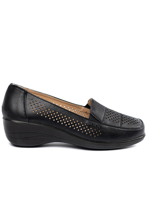 cor preta a céu aberto Sapatos femininos cor preta a céu aberto Sapatos femininos