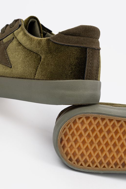 cor cáqui Sapatos femininos com um asterisco cor cáqui Sapatos femininos com um asterisco