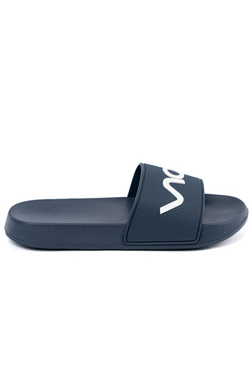 azul escuro Chinelos com uma nota 2