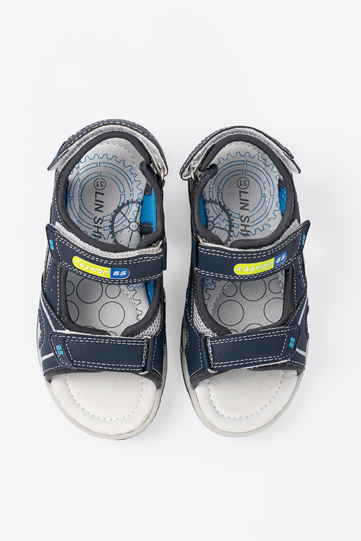 cor cinza sandálias juvenil