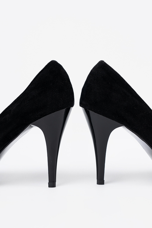 Sapato open toe cor preta