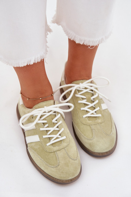 Baixo Pele À modalo de tênis Feminino Calcário Ismina