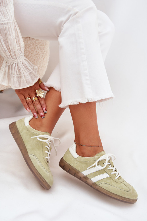 Baixo Pele À modalo de tênis Feminino Calcário Ismina