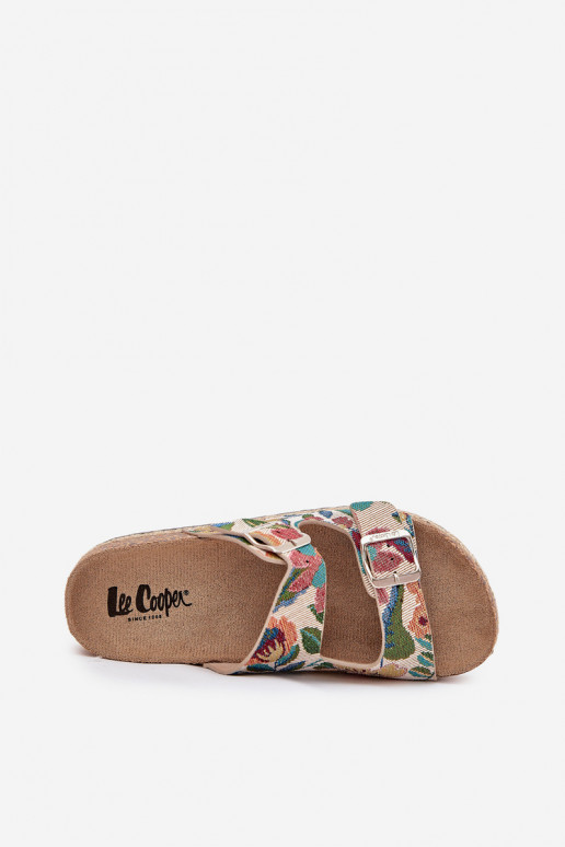 Estampado Chinelos femininos com uma plataforma com fivelas Lee Cooper LCEM-25-35-3480L Cores diferentes Estampado Chinelos femininos com uma plataforma com fivelas Lee Cooper LCEM-25-35-3480L Cores diferentes