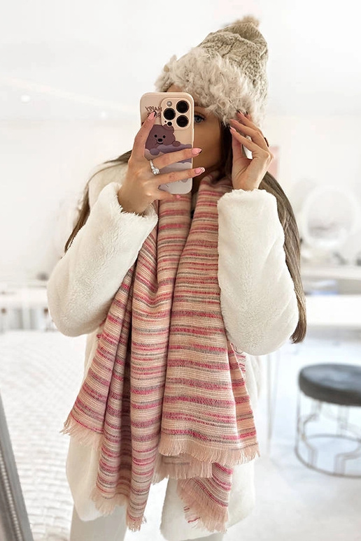 Gorro bege com pele Danna