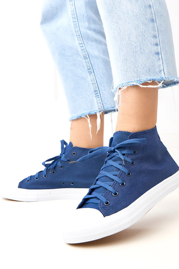 Tênis de cano alto de jeans Ghanem 2