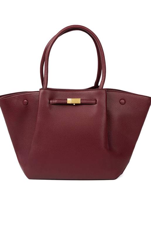 Elegante bordoParaa shopperka no ombro