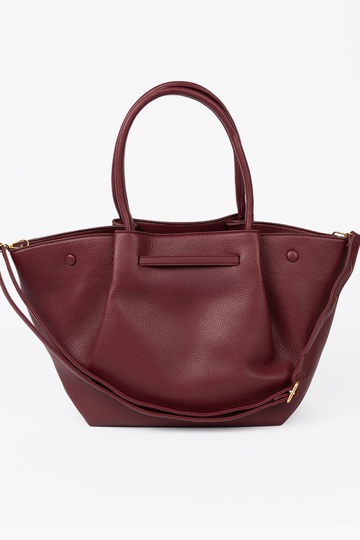 Elegante bordoParaa shopperka no ombro