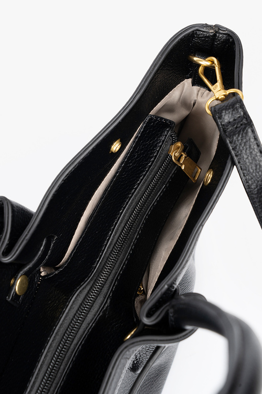 Um clássico shopperka z fakturoParaanej skóry ekologicznej