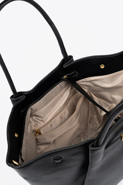 Um clássico shopperka z fakturoParaanej skóry ekologicznej