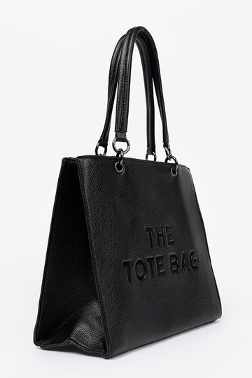 Um clássico preto shopperka TOTE