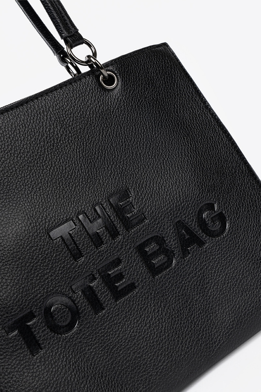 Um clássico preto shopperka TOTE