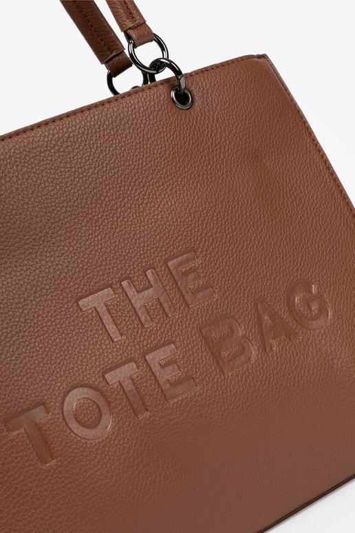 Portátil typu tote Para ciepłym brązie
