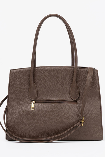 Portátil shopperka z fakturoParaanej eko skóry