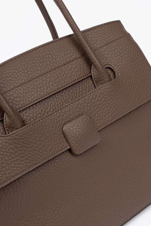 Portátil shopperka z fakturoParaanej eko skóry