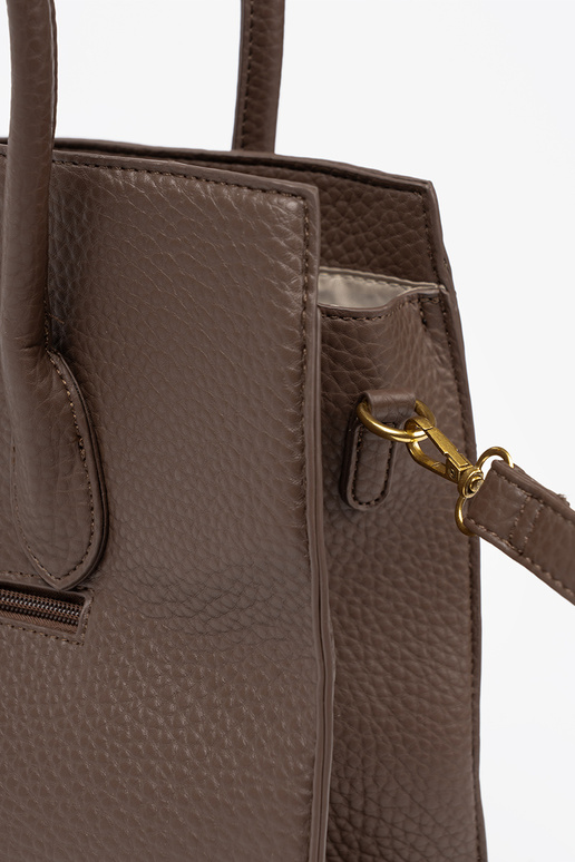 Portátil shopperka z fakturoParaanej eko skóry