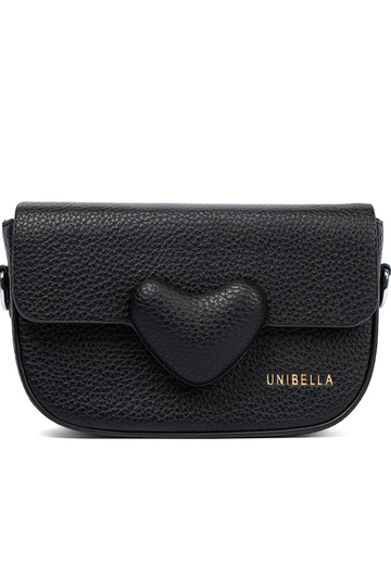 Kobieca Bolsa preto z dekoracyjnym zapięciem 2