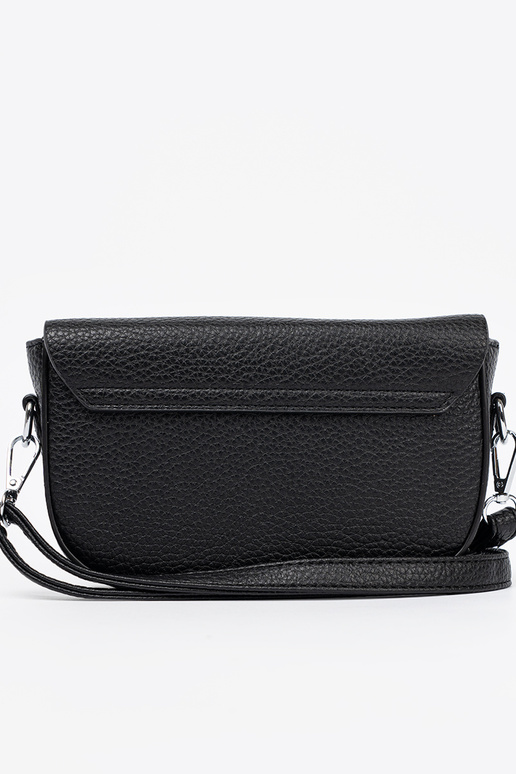 Kobieca Bolsa preto z dekoracyjnym zapięciem