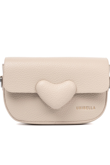 Bolsa feminina pequena z ozdobnym coraçãom 2