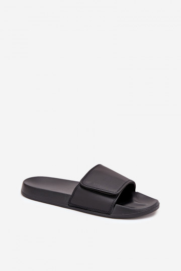 Chinelos masculinos 4FMM00FFLIM032-20S pretos