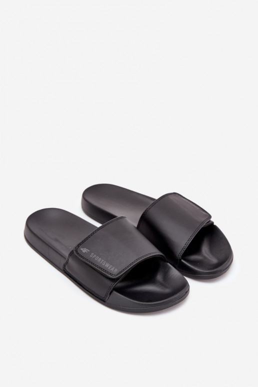 Chinelos masculinos 4FMM00FFLIM032-20S pretos Chinelos masculinos 4FMM00FFLIM032-20S pretos