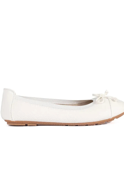 cor branca lacado bailarinas com um arco cor branca lacado bailarinas com um arco