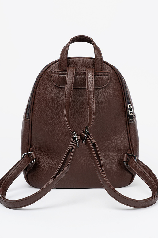 cor marrom mochila senhoras de couro ecológico