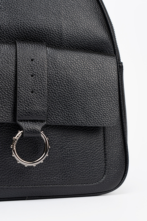 cor preta mochila senhoras de couro ecológico