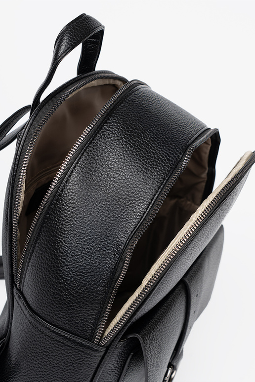 cor preta mochila senhoras de couro ecológico