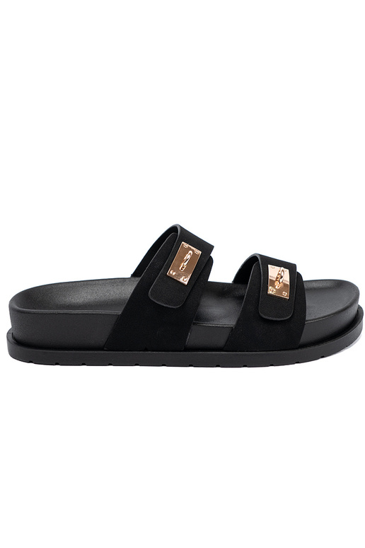 Chinelos com uma plataforma ze douradomi detalami