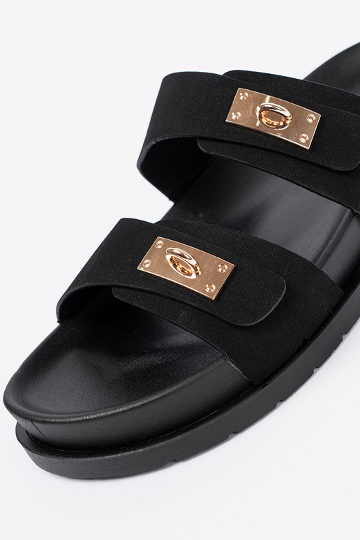 Chinelos com uma plataforma ze douradomi detalami