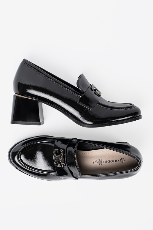 com efeito verniz meio sapato ze pratam zdobieniem