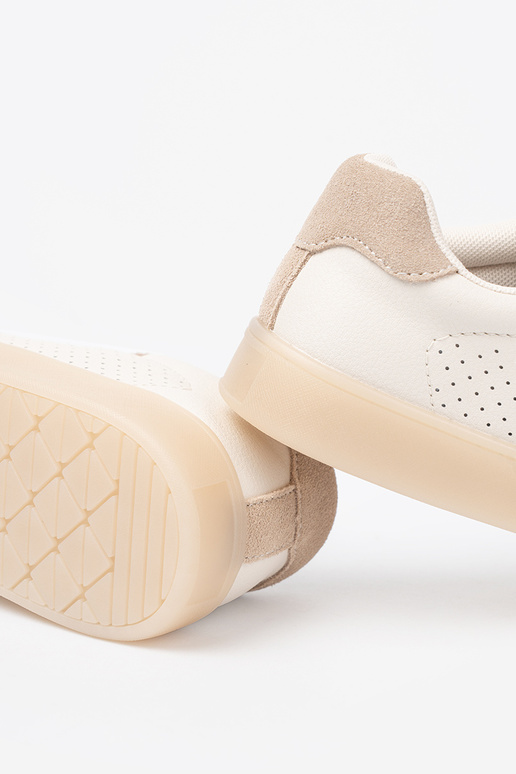 Sapatos casuais femininos a céu aberto brilhantementebege