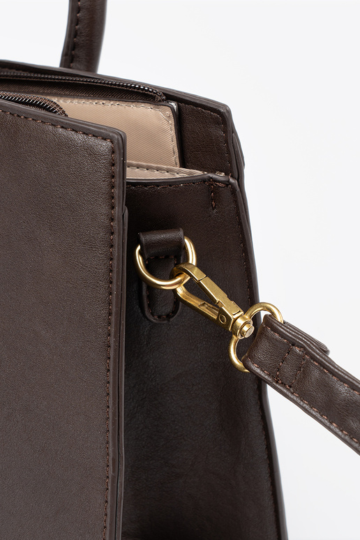 Tem que serrrom escuro Bolsa com fivela decorativa Para douradom kolorze